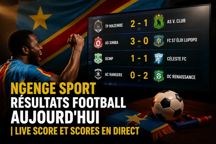 Ngenge Sport Résultats Football Aujourd'hui | Live Score et Scores en Direct