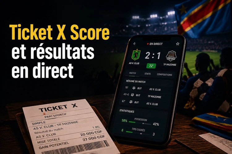 Ticket X Score et résultats en direct